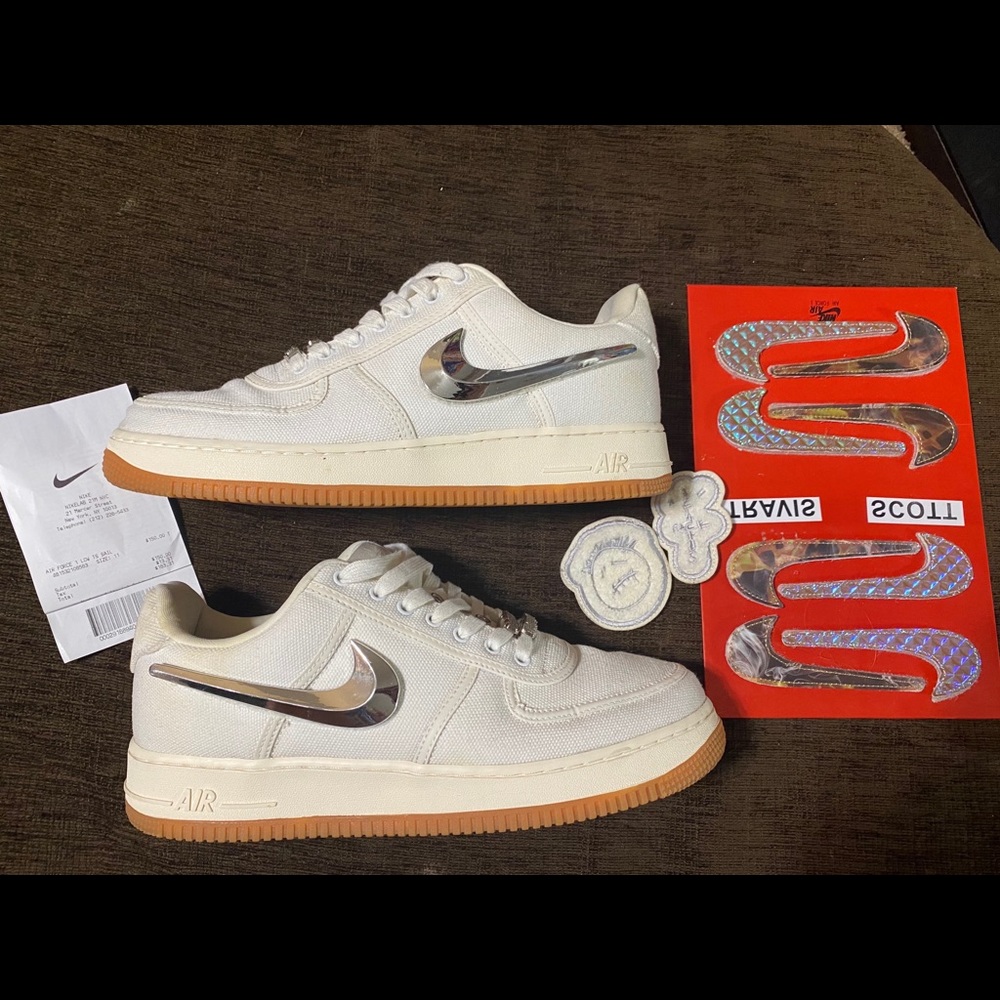 Travis Scott Nike Air Force 1 Sail Sz 11 OG All